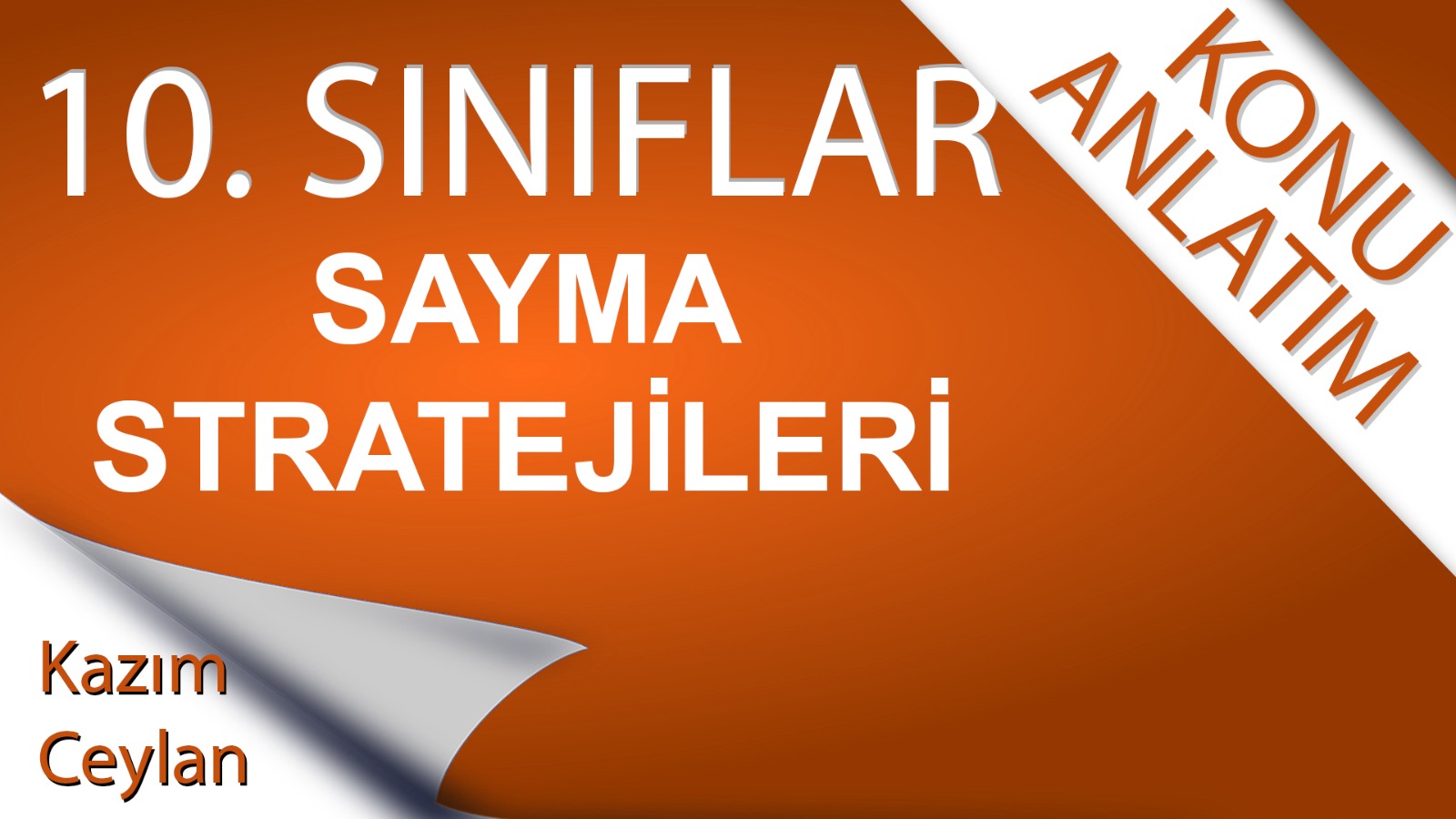 10. Sınıf Sayma Stratejileri 